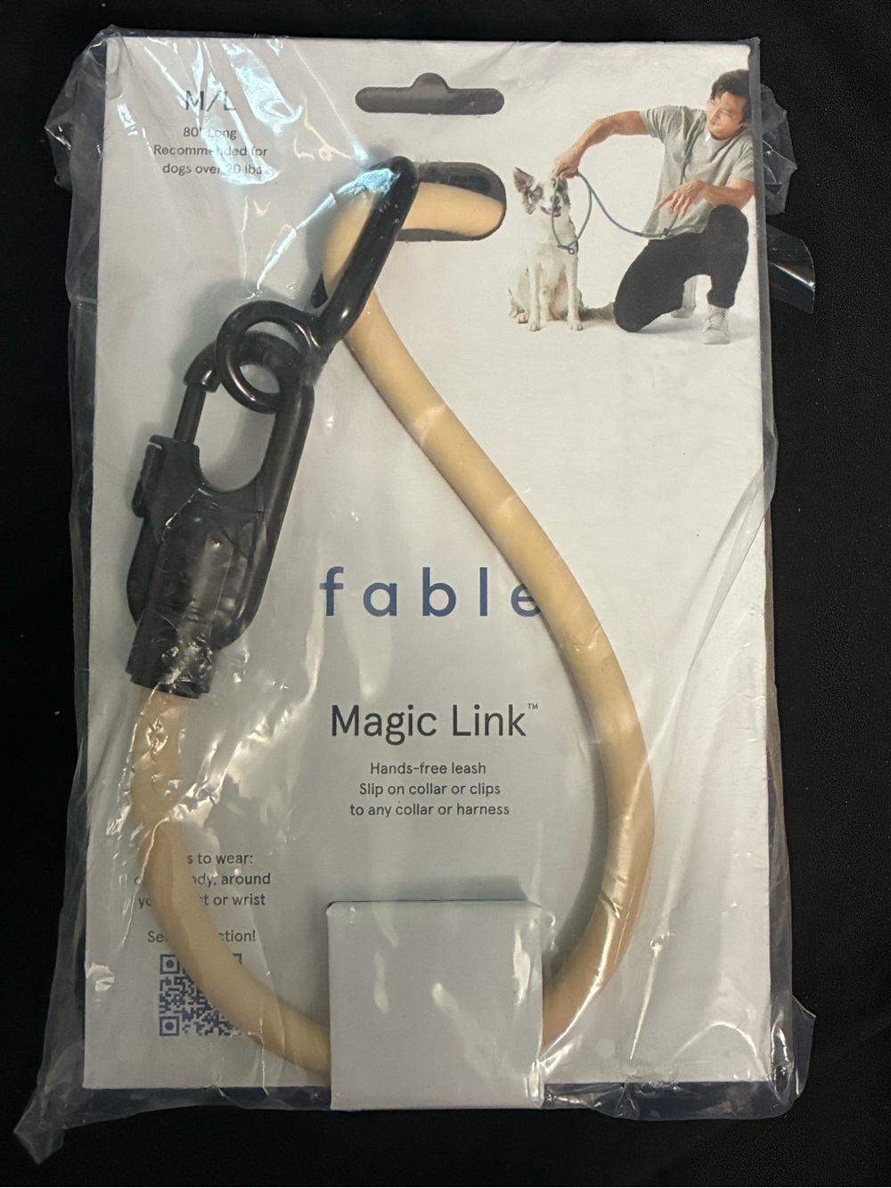 New Fable Magic Link Pet Leash In Blush For Medium/Large Dogs